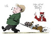 Cartoon: Tierquälerei (small) by Stuttmann tagged merkel,bundestag