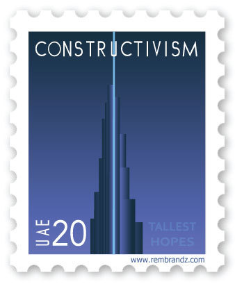 Cartoon: Tallest Building Postage Stamp (medium) by remyfrancis tagged pride,of,arabia,burj,dubai,khalifa,tallest,building,best,uae,unites,arab,emirates,postage,stamp,skyscraper,landmark,aspirations,city,scaper
