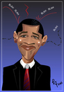 Cartoon: The Obama Balancing Act (small) by remyfrancis tagged barack,obama,usa,president,political,personality