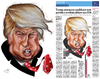 Cartoon: Donald Trump (small) by Toni DAgostinho tagged donald,trump,toni,dagostinho,brazil,brasil,folha,press