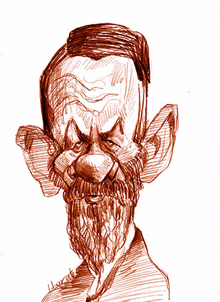 Cartoon: Max Weber (medium) by horate tagged ideas