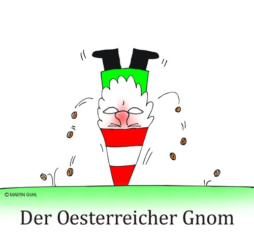 Cartoon: oesterreicher gnom (medium) by martin guhl tagged oesterreicher,gnom