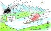 Cartoon: schnee kanone ski ende piste spo (small) by martin guhl tagged schnee,kanone,ski,ende,piste,sport