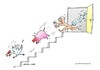 Cartoon: schweine grippe h1n1 swine flue (small) by martin guhl tagged schweine,grippe,h1n1,swine,flue,vogel,bird