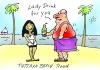 Cartoon: thailand lady drink farrang (small) by martin guhl tagged thailand,lady,drink,farrang,martin,guhl