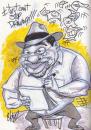 Cartoon: Another Self Caricature (small) by subwaysurfer tagged caricature,cartoon