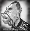 Cartoon: man in black and white stripes (small) by subwaysurfer tagged man,caricature,cartoon