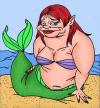 Cartoon: this aint yo mamas mermaids 2 (small) by subwaysurfer tagged gril,mermaid,cartoon,caricature