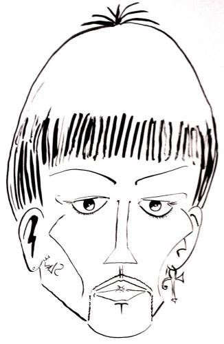 Cartoon: Prince (medium) by VaGe tagged pop,funk,prince