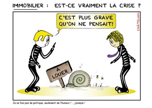 Cartoon: Crise du logement (medium) by chatelain tagged crise,logement