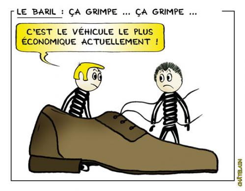 Cartoon: Le baril (medium) by chatelain tagged baril,humour