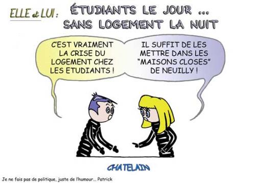 Cartoon: NEUILLY suite ... (medium) by chatelain tagged humour,neuilly,municipales,