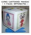Cartoon: MANGAS Cubes cartonnes (small) by chatelain tagged mangas,cubes,cartonnes