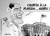 Cartoon: Barack OBAMA ... (small) by CHRISTIAN tagged elections,usa,obama,hillary,maison,blanche