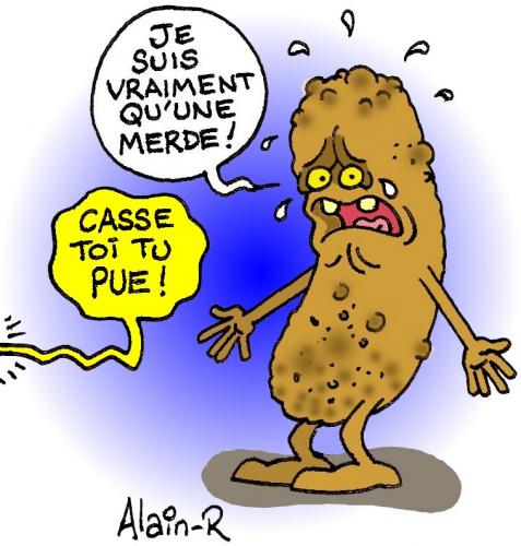 Cartoon: Complexe (medium) by Alain-R tagged shit