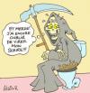 Cartoon: La fauchieuse... (small) by Alain-R tagged death,faucheuse,humour