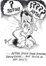 Cartoon: BAFFLED AND BEFUDDLED (small) by Tim Leatherbarrow tagged confusion