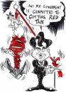 Cartoon: RED TAPE (small) by Tim Leatherbarrow tagged caricature,gorden,brown,prime,minister,red,tape,goverment,confusion,complications,politics,politicians,stupidity,tim,leatherbarrow
