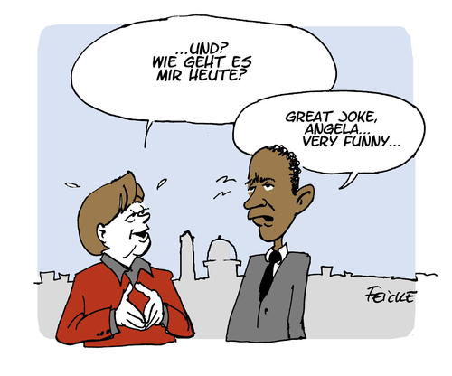 Angie bei Barack