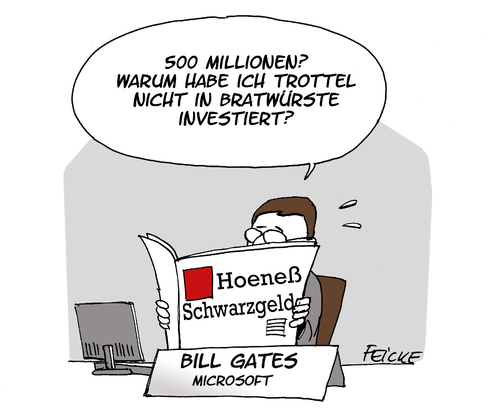 Bratwurstmilliardar Von Feicke Sport Cartoon Toonpool