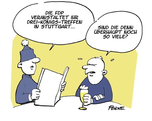 Cartoon: FDP Dreikönigstreffen (medium) by FEICKE tagged fdp,liberale,delegierte,konferenz,stuttgart,dreikönigstreffen,heilige,drei,könige,fdp,liberale,delegierte,konferenz,stuttgart,dreikönigstreffen,heilige,drei,könige