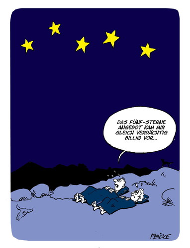 Cartoon: Fünf Sterne (medium) by FEICKE tagged ferien,urlaub,sommer,camping,hotel,ressort,edel,sterne,luxus,open,air,nacht,abenteuer,abzocke,ferien,urlaub,sommer,camping,hotel,ressort,edel,sterne,luxus,open,air,nacht,abenteuer,abzocke