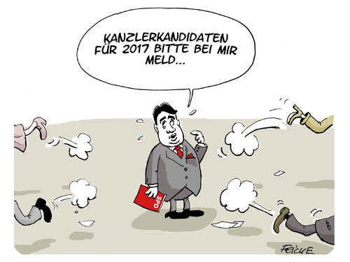 Cartoon: Gabriel sucht Kandidat (medium) by FEICKE tagged spd,sozialdemokraten,partei,kanzler,bundestag,wahl,2017,gabriel,vorsitz,kandidat,spd,sozialdemokraten,partei,kanzler,bundestag,wahl,2017,gabriel,vorsitz,kandidat