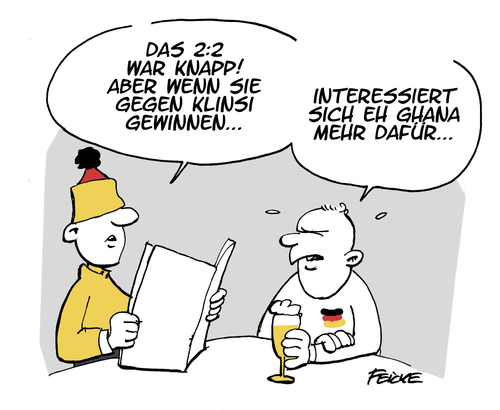 Cartoon: Ghana (medium) by FEICKE tagged wm,weltmeister,weltmeisterschaft,fussball,deutschland,ghana,wortspiel,feicke,wm,weltmeister,weltmeisterschaft,fussball,deutschland,ghana,wortspiel,feicke