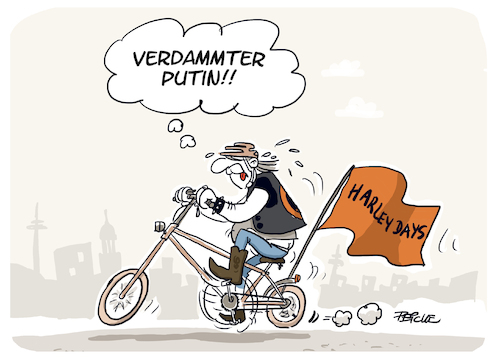 Cartoon: Harley days 2 (medium) by FEICKE tagged benzin,hamburg,motorrad,rocker,harley,davidson,maschinen,benzinpreis,inflation,umwelt,putin,krieg,ukraine,wirtschaft,krise,benzin,hamburg,motorrad,rocker,harley,davidson,maschinen,benzinpreis,inflation,umwelt,putin,krieg,ukraine,wirtschaft,krise