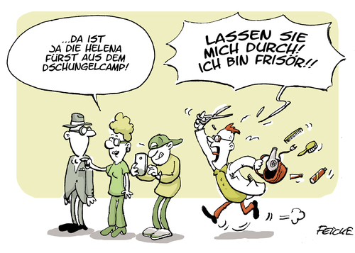 Cartoon: Helena hat die Haare schön (medium) by FEICKE tagged rtl,dschungelcamp,star,raus,helena,fürst,anwältin,tv,fernsehen,soap,rtl,dschungelcamp,star,raus,helena,fürst,anwältin,tv,fernsehen,soap