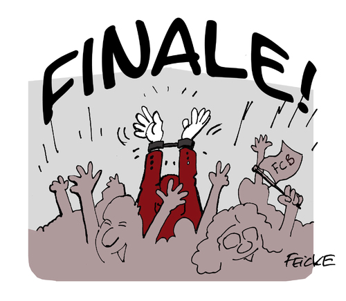 Cartoon: Hoeness Finale (medium) by FEICKE tagged uli,hoeneß,fc,bayern,münchen,steuern,steuerhinterziehung,selbst,anzeige,bratwurst,bratwürste,millionen,milliarden,betrug,finale,champions,league,barcelona,dortmund,uli,hoeneß,fc,bayern,münchen,steuern,steuerhinterziehung,selbst,anzeige,bratwurst,bratwürste,millionen,milliarden,betrug,finale,champions,league,barcelona,dortmund