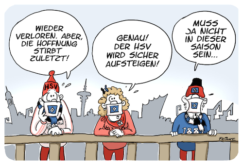 Cartoon: HSV Hoffnung (medium) by FEICKE tagged hamburg,bundesliga,darmstadt,98,fussball,hsv,sportverein,hoffnung,hamburg,bundesliga,darmstadt,98,fussball,hsv,sportverein,hoffnung