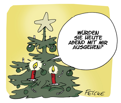 Cartoon: Kerzen (medium) by FEICKE tagged kerze,tannenbaum,weihnachten,ausgehen,date,dating,partner,rendezvous,liebe,paar,stern,christmas,kerze,tannenbaum,weihnachten,ausgehen,date,dating,partner,rendezvous,liebe,paar,stern,christmas