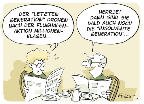 Letzte Generation Flughafen