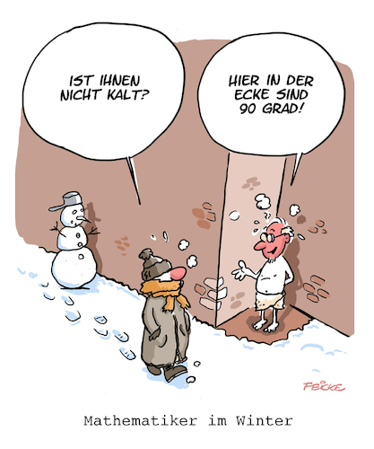 Mathematiker im Winter