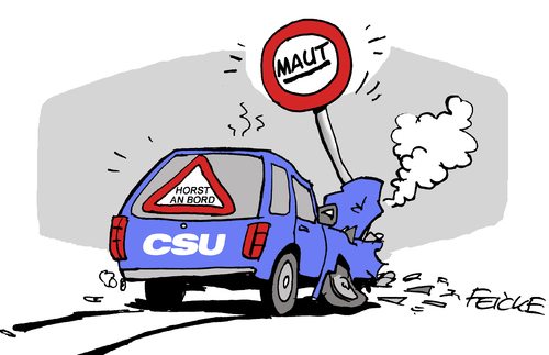 Cartoon: Maut-Out für Horst (medium) by FEICKE tagged horst,seehofer,cdu,csu,wahlkampf,pkw,maut,ausländer,autobahnen,lkw,straße,verkehr,forderung,programm,horst,seehofer,cdu,csu,wahlkampf,pkw,maut,ausländer,autobahnen,lkw,straße,verkehr,forderung,programm