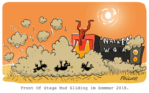 Mud Sliding in Wacken