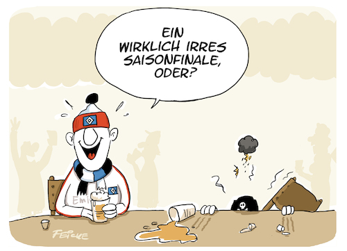 Cartoon: Saisonfinale (medium) by FEICKE tagged hamburg,bundesliga,zwei,verein,hsv,sportverein,fc,sankt,pauli,fussball,fußball,hamburg,bundesliga,zwei,verein,hsv,sportverein,fc,sankt,pauli,fussball,fußball