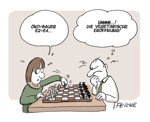 Schach den Veganern