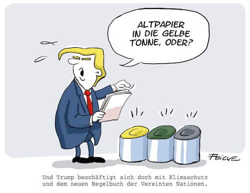 Trump und Regelbuch