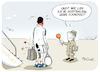 Cartoon: Djokovic australien (small) by FEICKE tagged corona,pandmei,tennis,djokovic,ausweisng,australien
