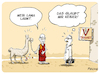 Cartoon: Lama (small) by FEICKE tagged religion,dalai,lama,wortspiel,tibet,buddhismus
