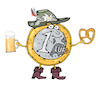 Cartoon: Euro (small) by Sergei Belozerov tagged euro,bier,breze,bretzel,oktoberfest,mass