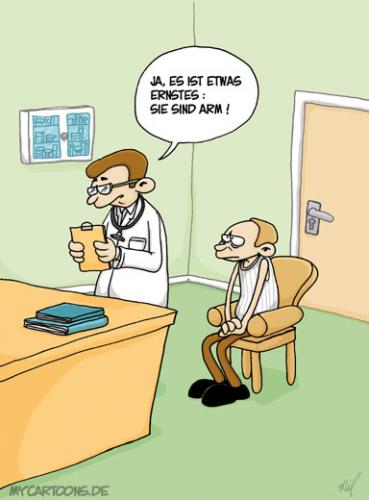 Cartoon: Ernste Diagnose (medium) by mil tagged arzt,diagnose,krankheit,mil