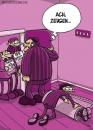 Cartoon: Zeugen (small) by mil tagged zeugen jehovas tür erwachet wachtturm mafia mafiosi opfer killer leiche verbrechen