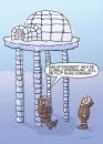 Cartoon: Mir doch egal... (small) by Toonmix tagged kalt,iglo,eis,eskimo