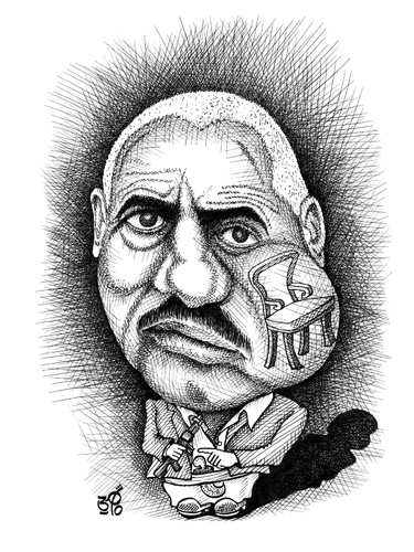 Cartoon: Ali Abdullah Saleh of Yemen (medium) by samir alramahi tagged yemeni,president,ali,abdullah,saleh,yemen,qat,arab,ramahi,cartoon,spring