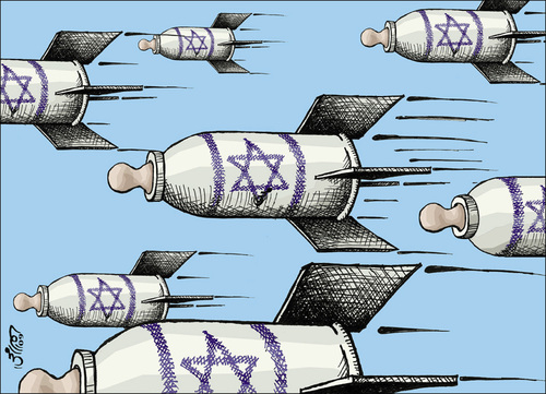 Cartoon: war (medium) by samir alramahi tagged gaza,palestine,war,israel,arab,ramahi