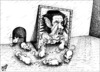 Cartoon: mouse portrait (small) by samir alramahi tagged cartoon ramahi gaddafi libya spring arab oil nato