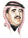 Cartoon: wasfi al tall of jordan 2 (small) by samir alramahi tagged jordan portrait wasfi arab ramahi